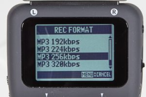zoom h5 screen - format options