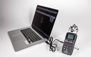 zoom h5 connected to laptop